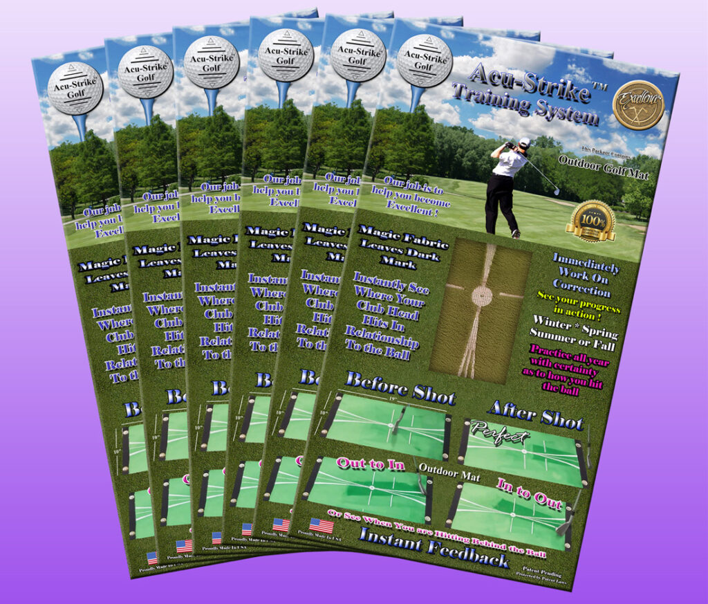 2PACK OUTDOOR AcuStrike Golf Impact Training Mats AcuStrike Golf USA